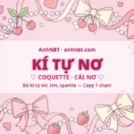 Kí tự nơ coquette đẹp copy nhanh - AnhNBT