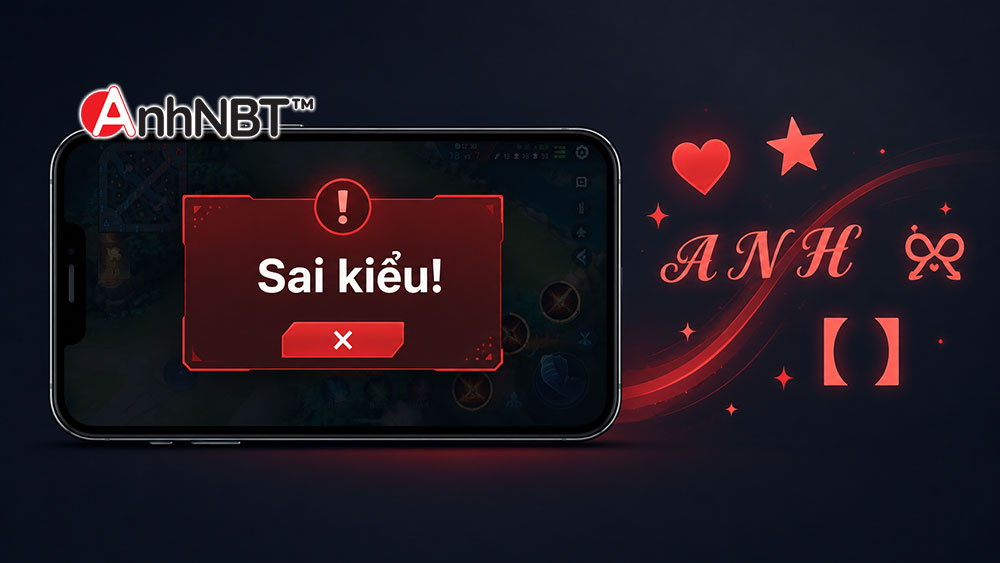 Sai Kiểu Đổi Tên Liên Quân